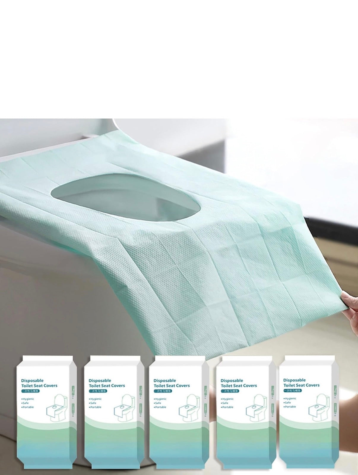 Portable Disposable Toilet Seat Cover 50 Pcs