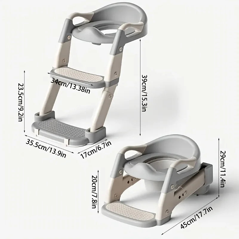 3-in-1 Toddler Potty Training Seat | Portable Toilet Trainer for Home, Travel & Outdoor Use