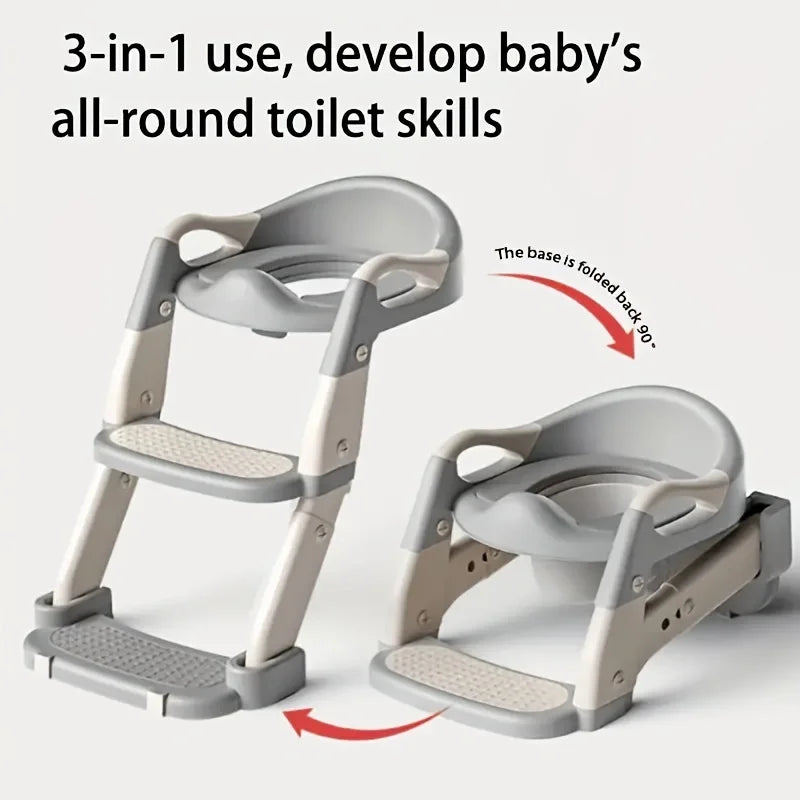 3-in-1 Toddler Potty Training Seat | Portable Toilet Trainer for Home, Travel & Outdoor Use