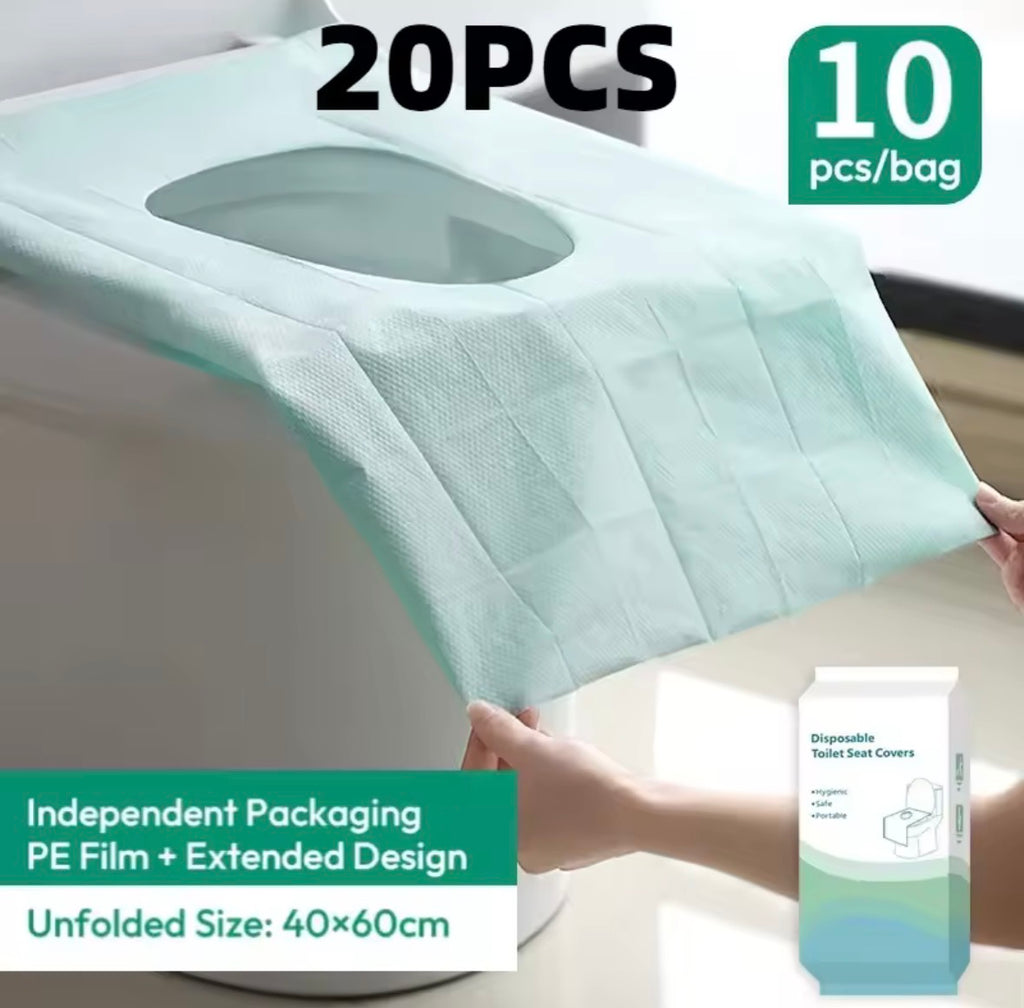 Portable Disposable Toilet Seat Cover 20 & 30 Pcs