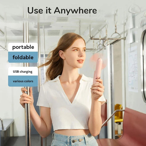 Pocket-Size USB Rechargeable Mini Fan