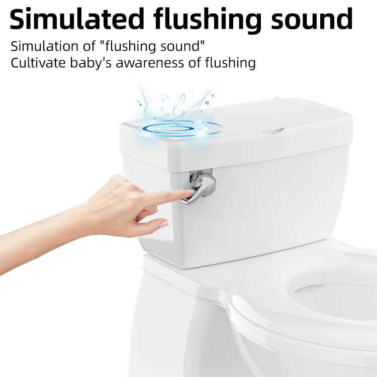 Toddler Training Potty Chair | Realistic Kids Toilet for Easy Potty Training