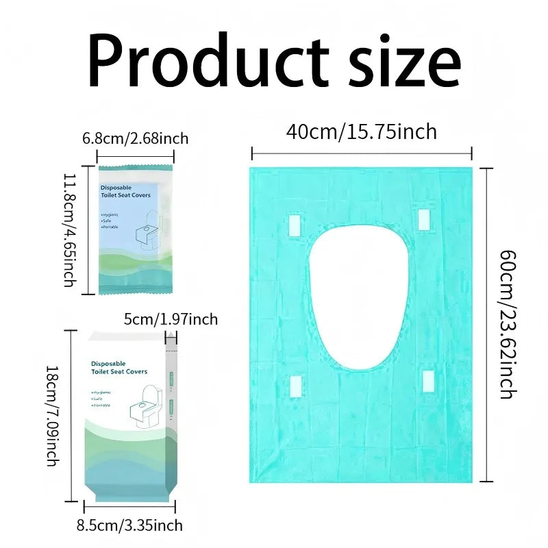 Portable Disposable Toilet Seat Cover 10 Pcs