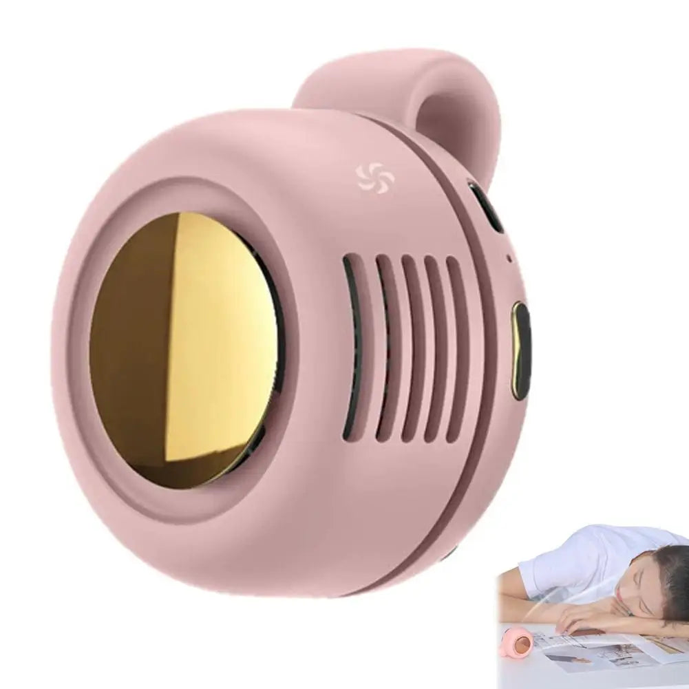 Rechargeable USB Personal Cooling Fan – 360° Airflow, Quiet Portable Fan with 5 Speeds