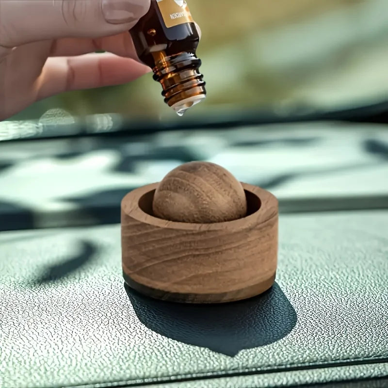 Natural Wooden Diffuser | Decorative Essential Oil Fragrance Diffusing Wood for Home & Car