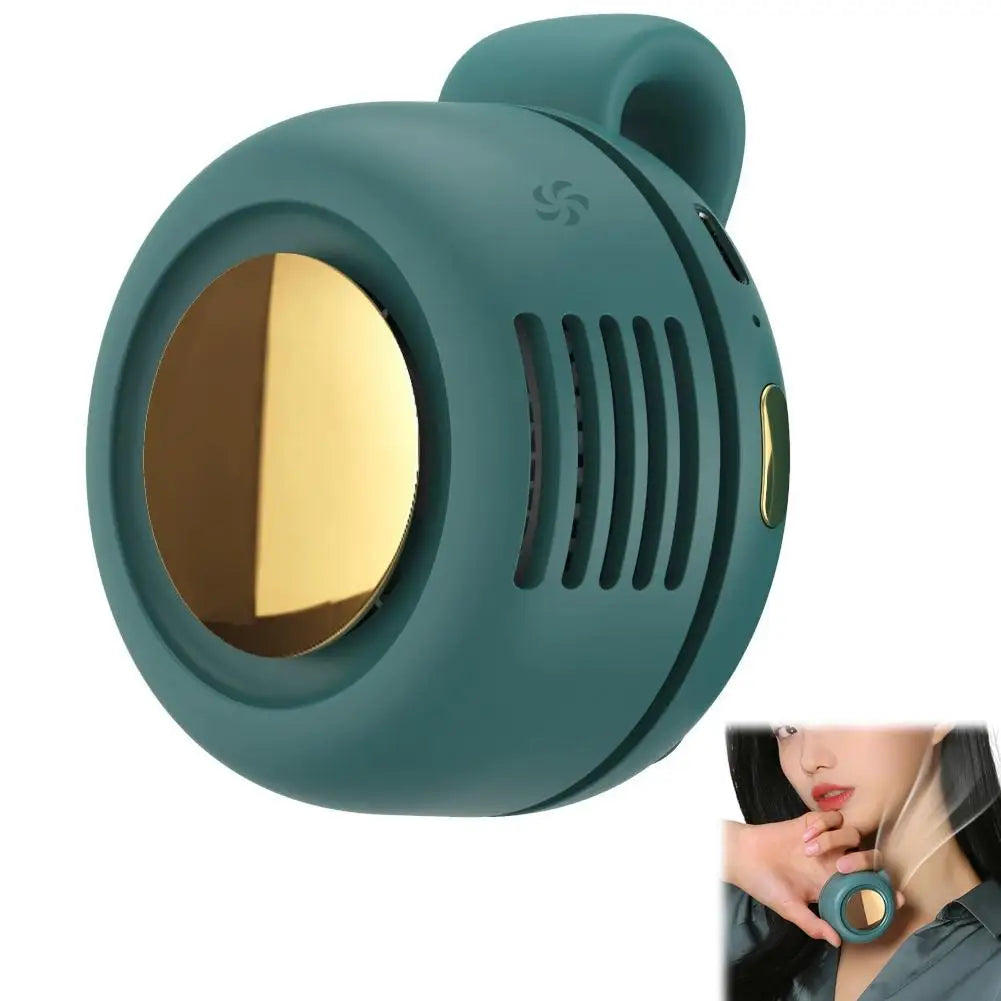 Rechargeable USB Personal Cooling Fan – 360° Airflow, Quiet Portable Fan with 5 Speeds