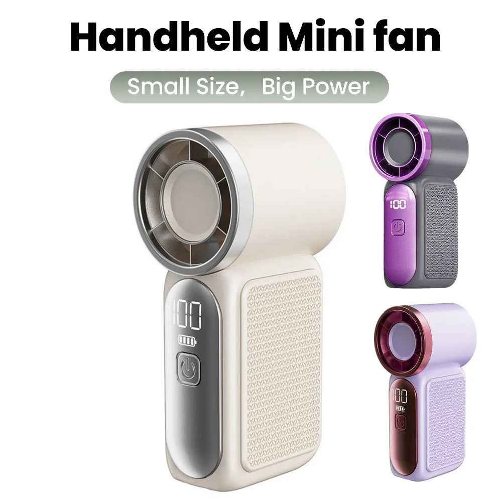USB-C Rechargeable Mini Fan | 5-Speed Portable Cooling Fan