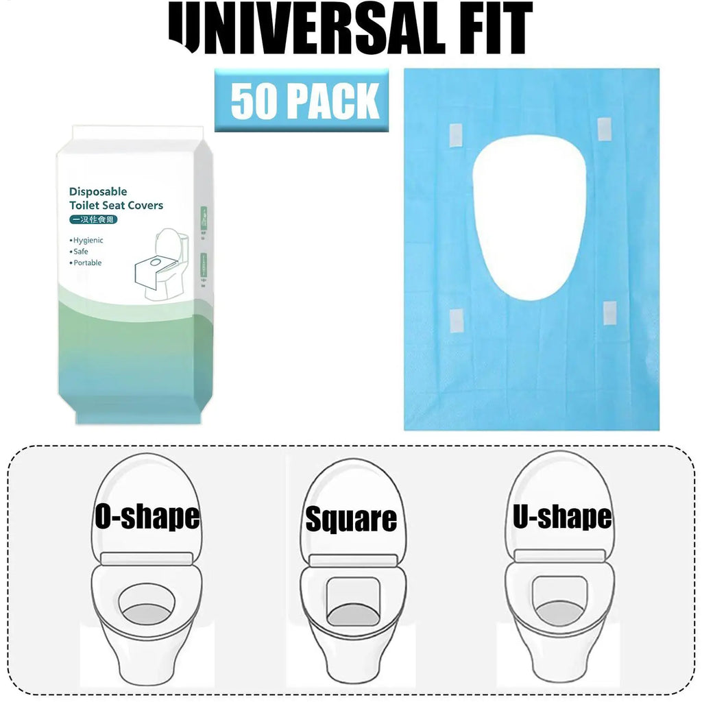 Portable Disposable Toilet Seat Cover 50 Pcs