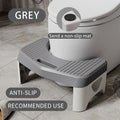 Ergonomic Toilet Stool – Non-Slip Bathroom Foot Rest for Better Toilet Posture