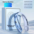 2026 New 8000mAh Portable Hanging Neck Fan Bladeless Neckband Fan Digital Display Power Air Cooler USB Rechargeable Electric Fan
