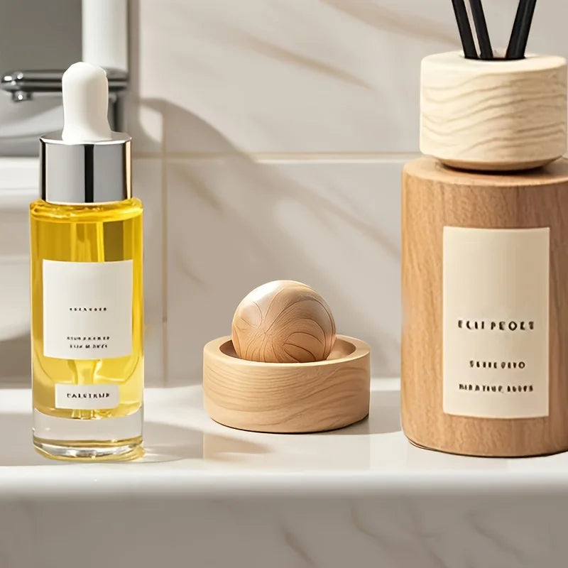 Natural Wooden Diffuser | Decorative Essential Oil Fragrance Diffusing Wood for Home & Car