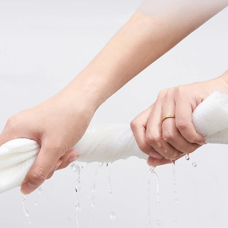 Compressed Disposable Travel Towels – 30 Individually Wrapped Cotton Cleansing Towels