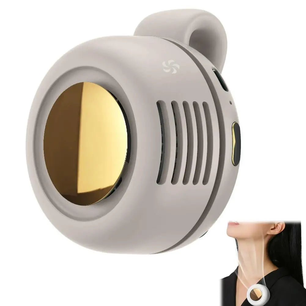 Rechargeable USB Personal Cooling Fan – 360° Airflow, Quiet Portable Fan with 5 Speeds